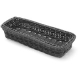 Hendi korpa za pribor za jelo, crna, 270x100x(H)45mm | Eponuda.com