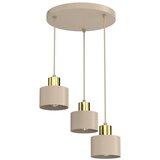  Luster PARKLA na sajli 3xE27/15W/230V bež/zlatna Cene