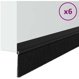  Samoljepljivi pečati za vrata 6 pcs Crna 100 cm | shoptok.hr