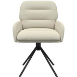  Okretne blagovaonske stolice 2 pcs Umjetna koža Krem | Eponuda.com