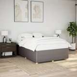 vidaXL Posteljni okvir brez vzmetnice taupe 160x200 cm blago Cene