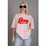 Madmext T-Shirt - Pink - Oversize Cene
