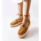 Gemre Camel lace-up espadrilles Partenia | shoptok.hr