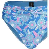 Trendyol Blue Floral Pattern High Waist Bikini Bottom | ePonuda.com