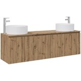  Set ormarića za kupaonicu 3 kom. Hrast artisan Smeđa 49,5 x 44,5 x 65,5 cm | shoptok.hr