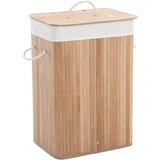 Songmics Košara za perilo Bamboo 72L 40 x 30 x 60 cm naravna, LCB10Y Cene