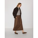 Reserved Midi suknja - smeđi | shoptok.hr
