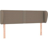  Vzglavje z ušesi taupe 147x23x78/88 cm blago, (20737416) | Shoptok.si
