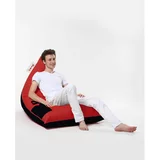 Atelier Del Sofa Pyramid Large Double Color Bed Pouf - Red vrtna sedežna vreča, (21109018)