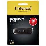 Intenso USB Flash 16GB Rainbow Line USB2.0 3502470 Black | Eponuda.com