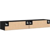  Kabinetski zidni s ladicama 2 pcs Crni hrast 68 x 30 x 20 cm | Eponuda.ba