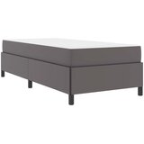  Krevetna konstrukcija s madracem Siva 80 x 200 cm tkanina | shoptok.hr