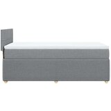 vidaXL Krevet s oprugama i madracem svjetlosivi 100x200 cm od tkanine | shoptok.hr