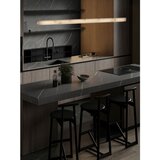 Nova Luce Bela/medeninasta LED zatemnitvena viseča svetilka v kamnitem dekorju Vaster – | Shoptok.si