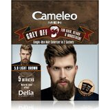 Delia Cosmetics Farba protiv sedih za kosu, bradu i brkove CAMELEO MEN 5.0 svetlo braon 2x15ml Cene