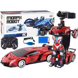  Auto na daljinsko upravljanje Robot Transformation R/C 1:10- crveni Cijene