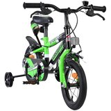 Volare dječji bicikl Sportivo 12″ zeleno-crne boje, s dvije ručne kočnice | shoptok.hr