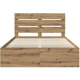  Konstrukcija postelje Oreh 150 x 200 cm Masivno borovo les, (5000103090) | Shoptok.si