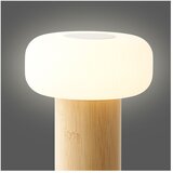 House Nordic Bela/v naravni barvi bambusova namizna svetilka s plastičnim senčilom (višina 18 cm) Stafford – | Shoptok.si