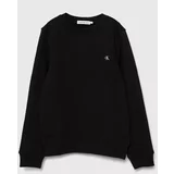 Calvin Klein Jeans Otroški pulover črna barva