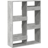 Maison Chic Knjižna omara - Knjižni regal betonsko siva 100x33x135 cm inženirski les, (21725227) Cene
