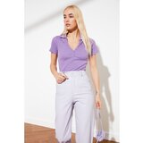 Trendyol Purple Button Detailed Knitted Body | shoptok.hr