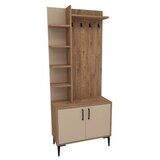 Hanah home Julendor stalak za cipele s mašnom, 74,4x33x182,8 cm, bež | Eponuda.ba