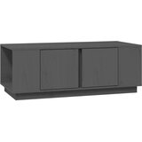 Maison Chic Klubska mizica - kavna mizica - Nizka mizica siva 110x50x40 cm trdna borovina, (21753119) Cene