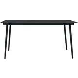  7-dijelni vrtni blagovaonski set od PVC ratana crni | shoptok.hr