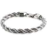 IZMAEL Zapestnica DA-34707 - Srebrna / 19cm / 6mm | Shoptok.si