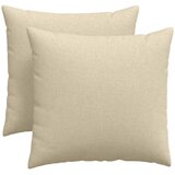  Jastučići za sofu 2 pcs Krema 45 x 45 cm tkanina | shoptok.hr