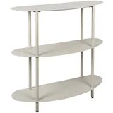 Siv kovinski regal 90x82x28 cm Riqueza –