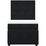 Box spring krevet s madracem crni 90x190 cm baršunasti | shoptok.hr