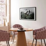  Plakat - Howling Wolf 90x60 Crni okvir s margom | shoptok.hr