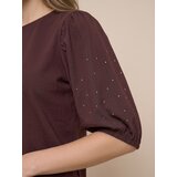Sinsay Pamučna bluza puf rukava | shoptok.hr