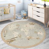 Mila Home Pralna otroška igralna preproga ø150 cm Vintage World – | Shoptok.si