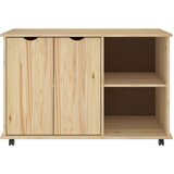  Mobilni ormar Smeđa 100 x 39 x 65 5 cm Čvrsto borovo drvo | shoptok.hr