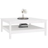  Klub stolić bijeli 100x100x40 cm masivno drvo bor | Eponuda.com