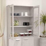 Gornji element za komodu HAMAR bijeli 85x35x100 cm od borovine - Bijela 1 | shoptok.hr