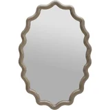 STENSKO OGLEDALO, 80/120/4,5 cm steklo, leseni material