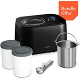 Klarstein FrostFusion aparat za sladoled, slushie i jogurt s kompresorom i priborom | 1 L | 100 W Cijene
