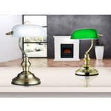 Globo Namizna svetilka Bankers Lamp (60 W, višina: 36 cm, E27, medenina) | Shoptok.si