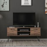 Hanah home TV komoda sa policama Almira-2200, 120x35x50 cm, Orah | ePonuda.com