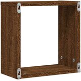 vidaXL Stenske kockaste police 6 kosov rjav hrast 30x15x30 cm, (5000307110) | Shoptok.si