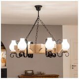 Brilagi Luster na lancu QUEEN 6xE14/40W/230V hrast | Eponuda.com
