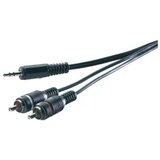 SpeaKa Professional Činč/JACK audio priključni kabel [2x činč utikač - 1x JACK u Cijene