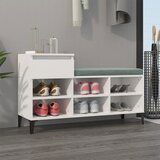 The Living Store Omarica za čevlje visok sijaj bela 102x36x60 cm inženirski les - Omarica Za Čevlje, (21435015) Cene