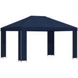 vidaXL Paviljon 4 × 3 m Modra Poliester in jeklo 190, (5000218839) | Shoptok.si