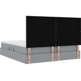  Krevet s od storage Svijetlo siva 180 x 200 cm Lažna koža | shoptok.hr