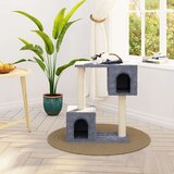 vidaXL penjalica za mačke sa stupovima za grebanje svjetlosiva 60 cm | shoptok.hr
